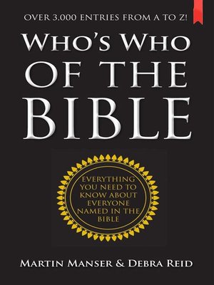 cover image of Who's Who of the Bible